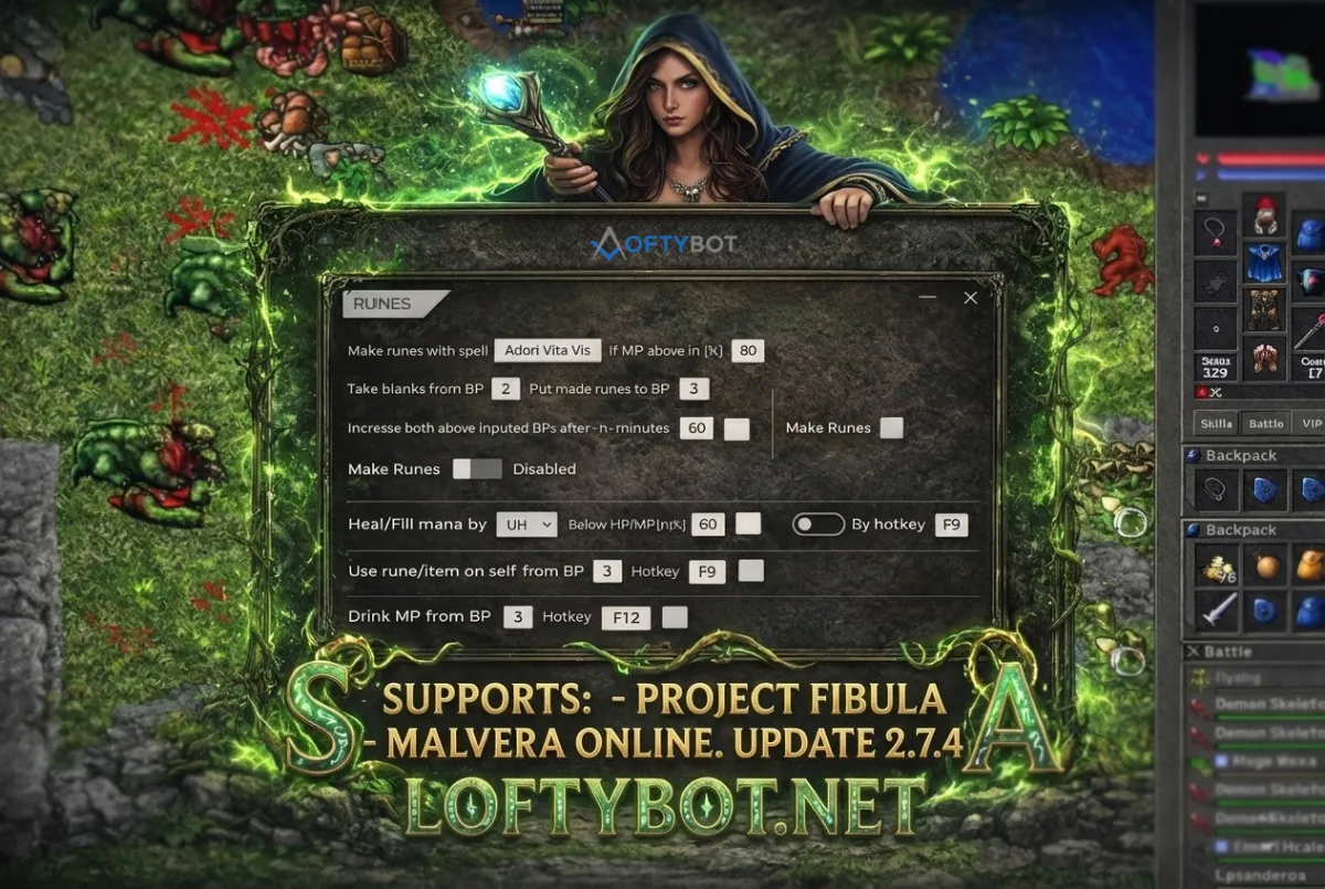 tíbia bot loftybot update fíbula malvera